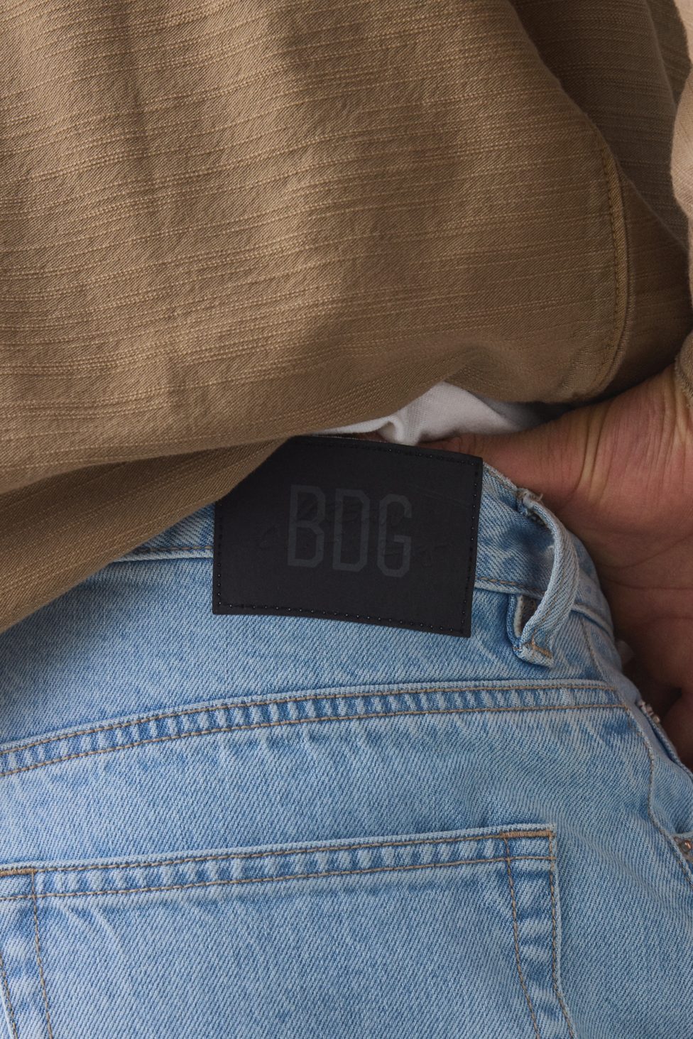 BDG Nitro Premium Selvedge Denim Baggy Fit Jeans - Ancient Light Wash