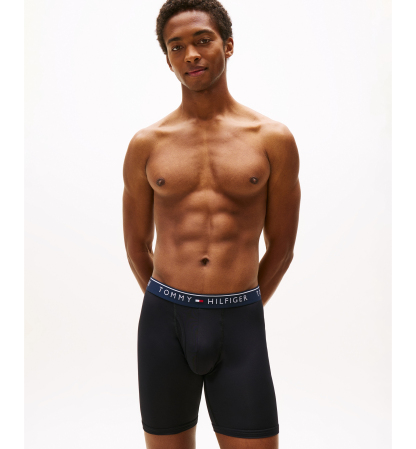 Tommy Hilfiger Men's Micro Boxer Briefs, 3-Pack - Breezy Blue/Royalty/Desert Sky