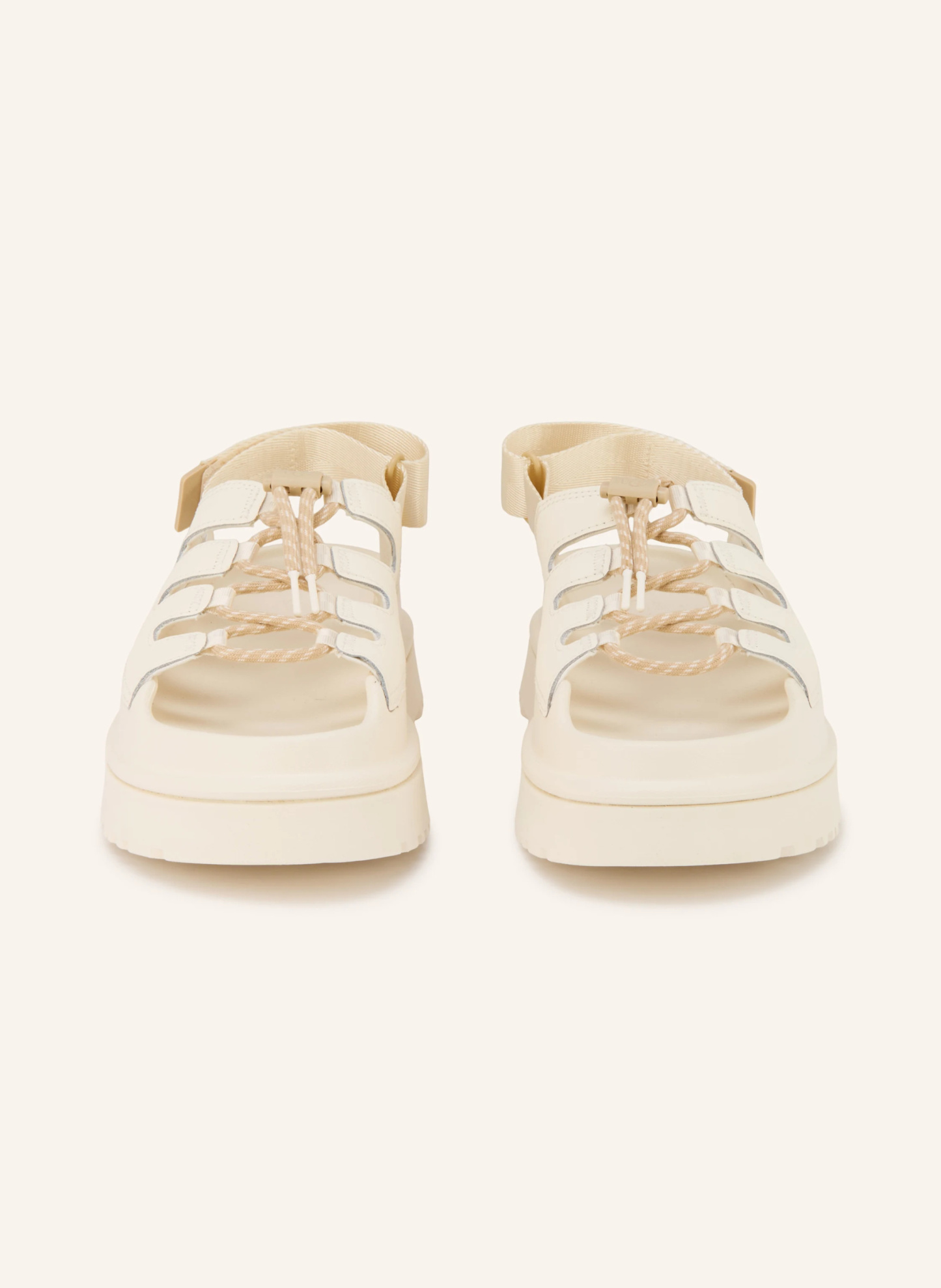 UGG Plateau-Sandalen GOLDENGLOW TOGGLE – WEISS