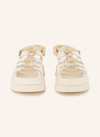 UGG Plateau-Sandalen GOLDENGLOW TOGGLE – WEISS