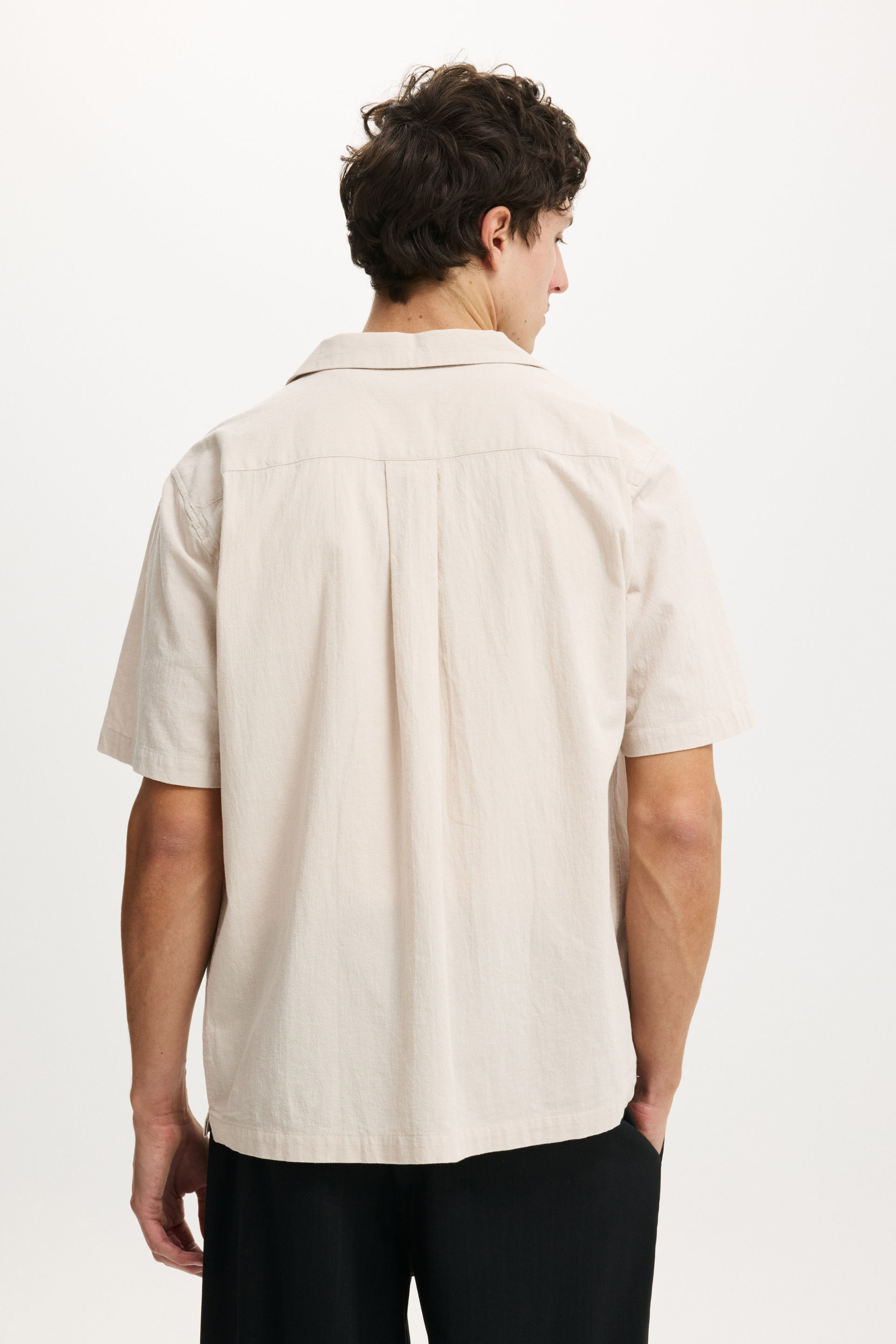 Riviera Short Sleeve Shirt, TAUPE - example image 3