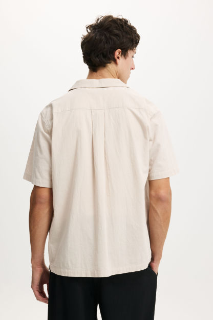 Riviera Short Sleeve Shirt, TAUPE - example image 3