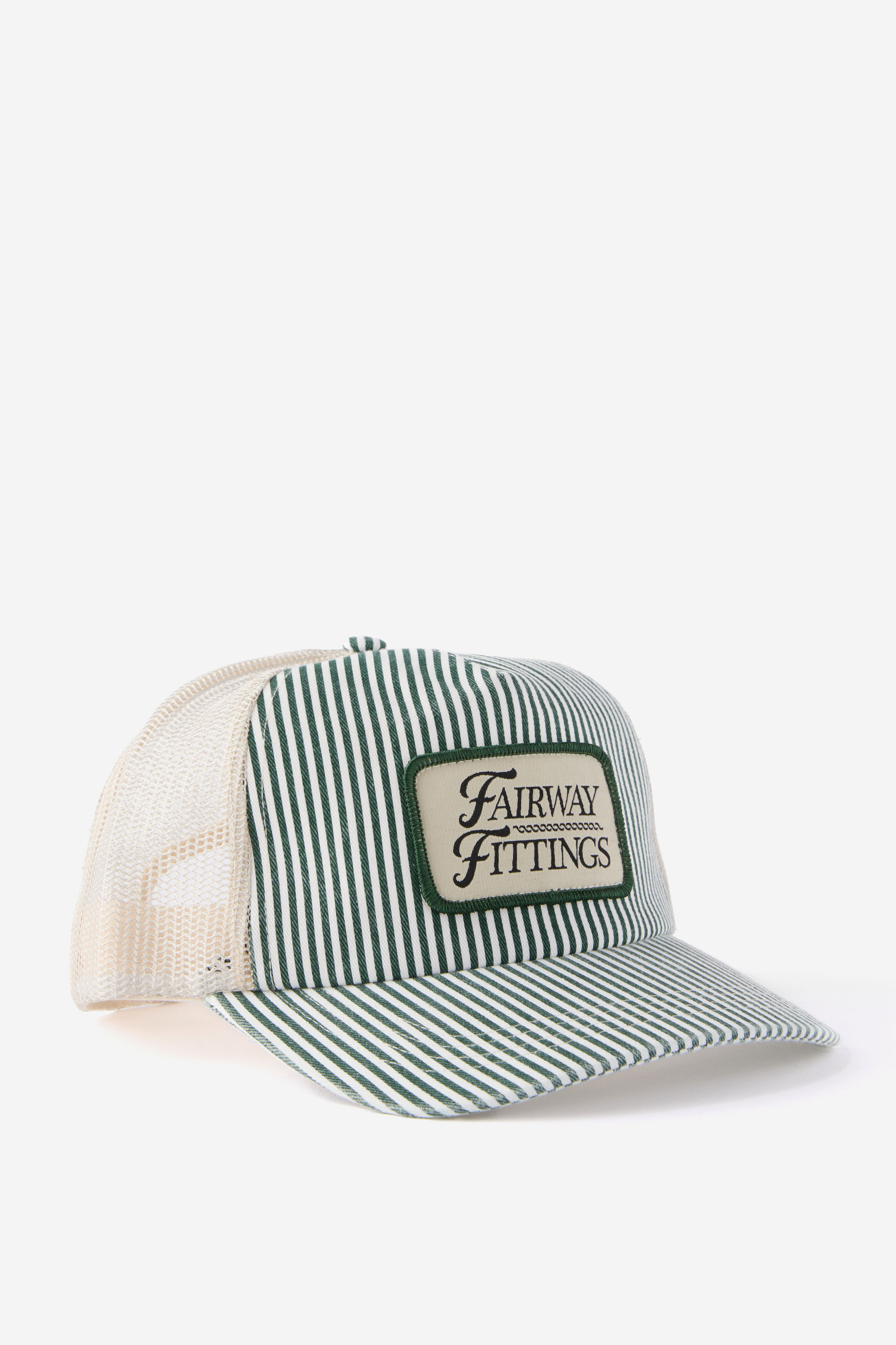Trucker Hat, GREEN STRIPE/FAIRWAY FITTINGS - example image 2