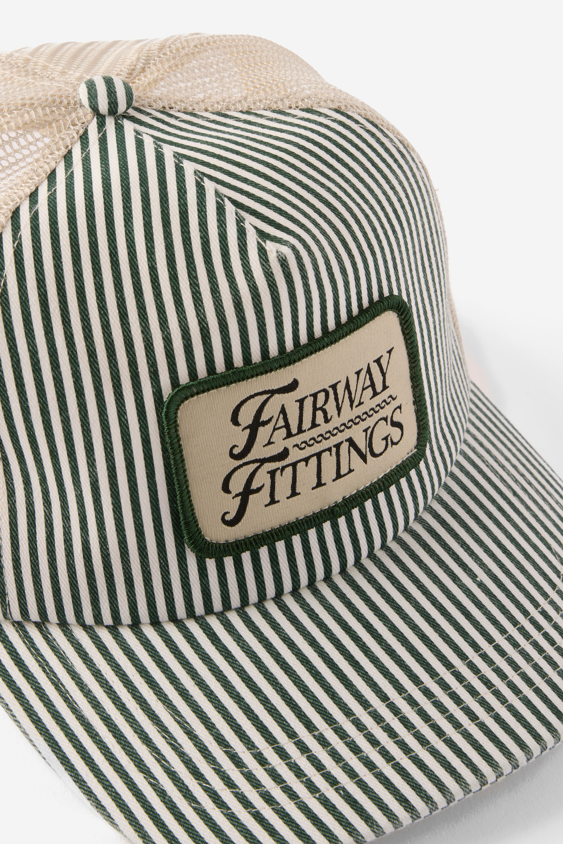 Trucker Hat, GREEN STRIPE/FAIRWAY FITTINGS - example image 5