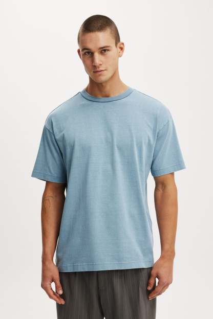 Box Fit T-Shirt, CHALK BLUE WASH - example image 1