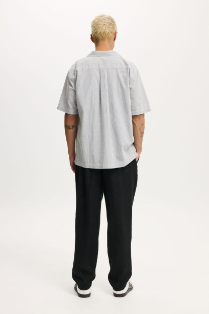 Linen Pant, BLACK - example image 3