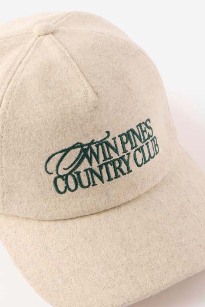 5 Panel Hat, BONE TEXTURE/TWIN PINES COUNTRY CLUB - example image 5