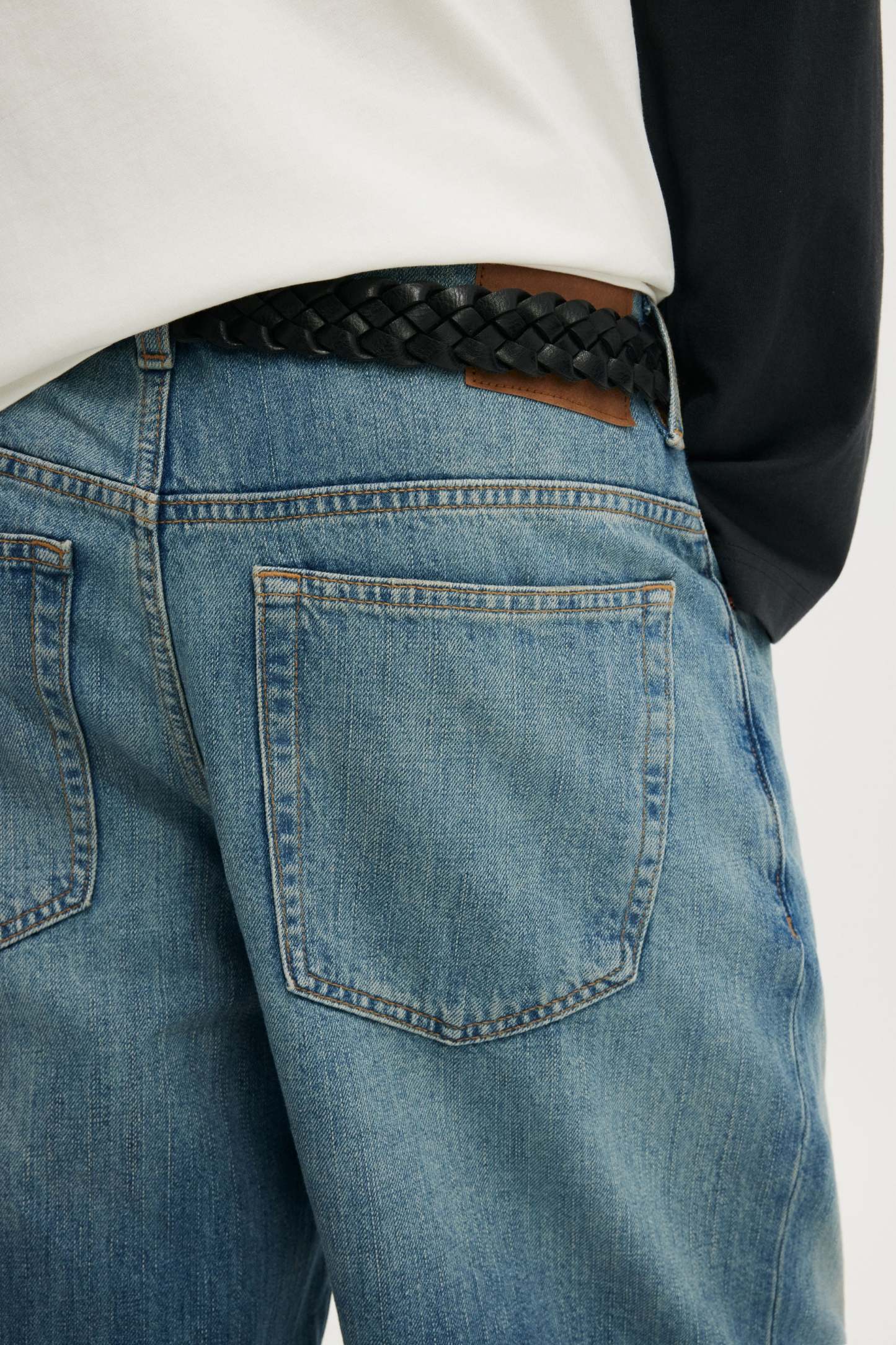 Baggy Denim Short, TRANSMISSION BLUE - example image 5
