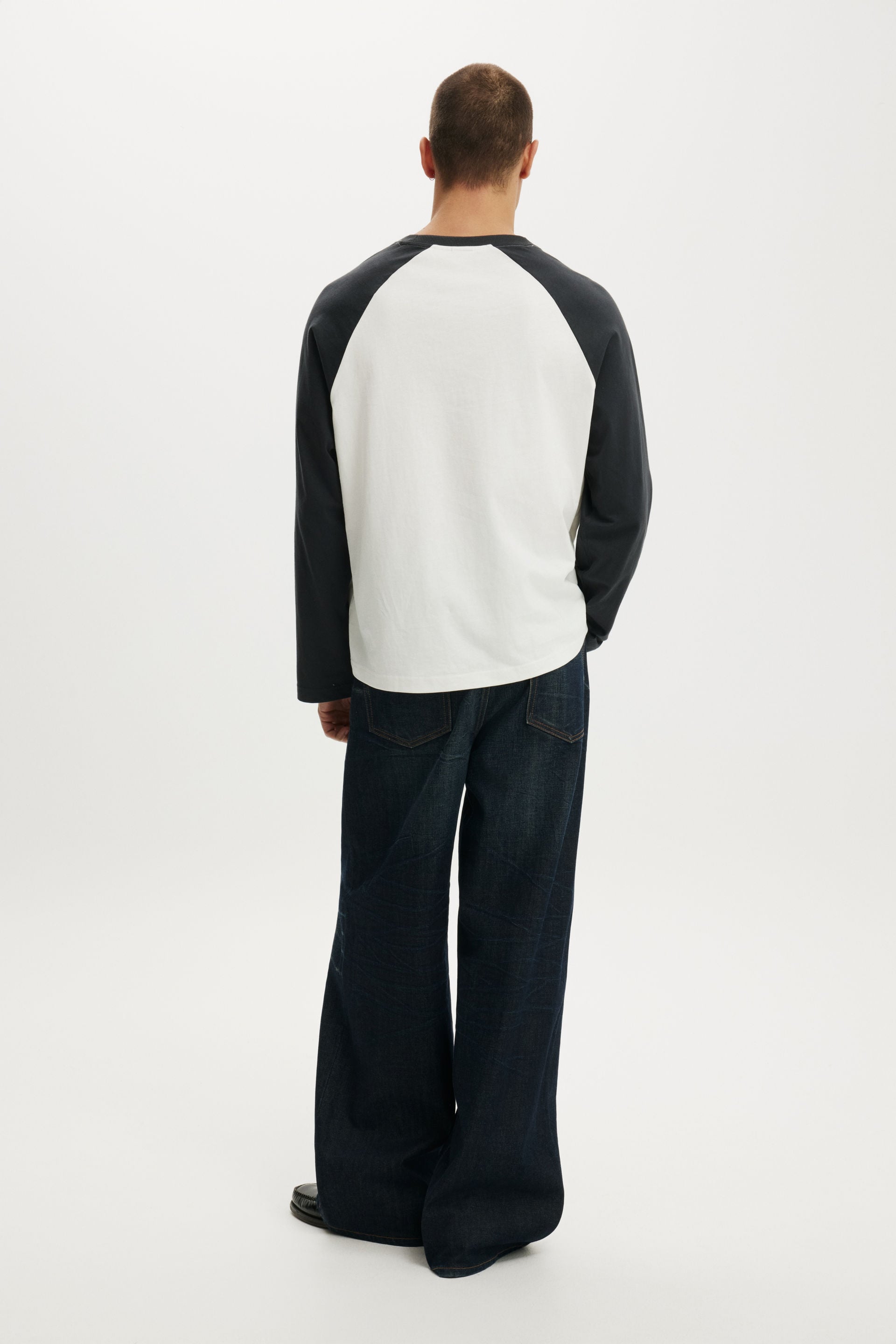 Super Baggy Jean, SELVEDGE WORN BLUE - example image 3
