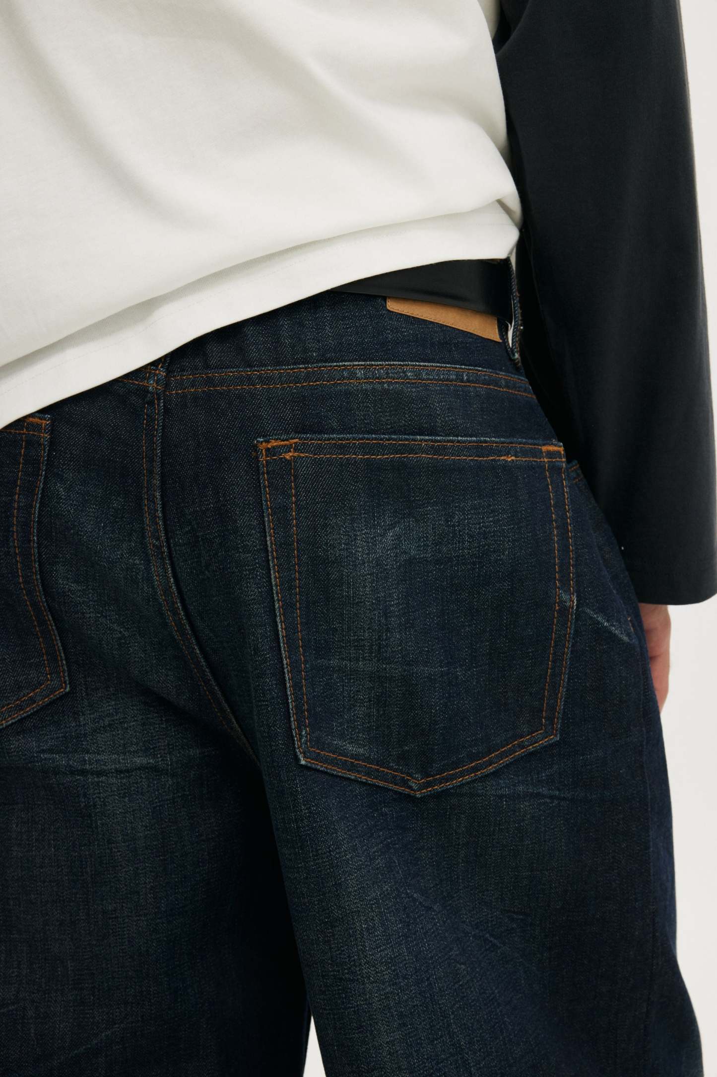 Super Baggy Jean, SELVEDGE WORN BLUE - example image 5