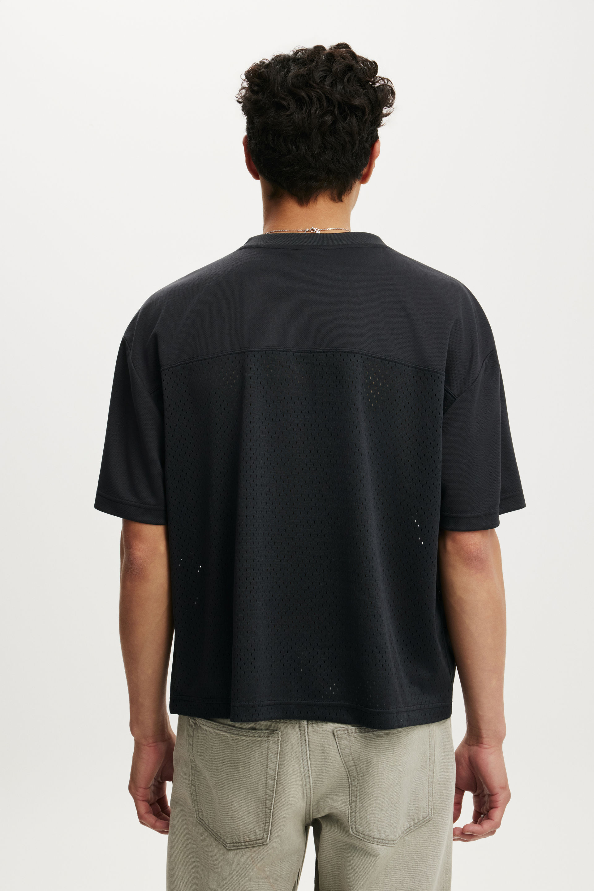 Football Jersey, WASHED BLACK / CANYON VALLEY - example image 3