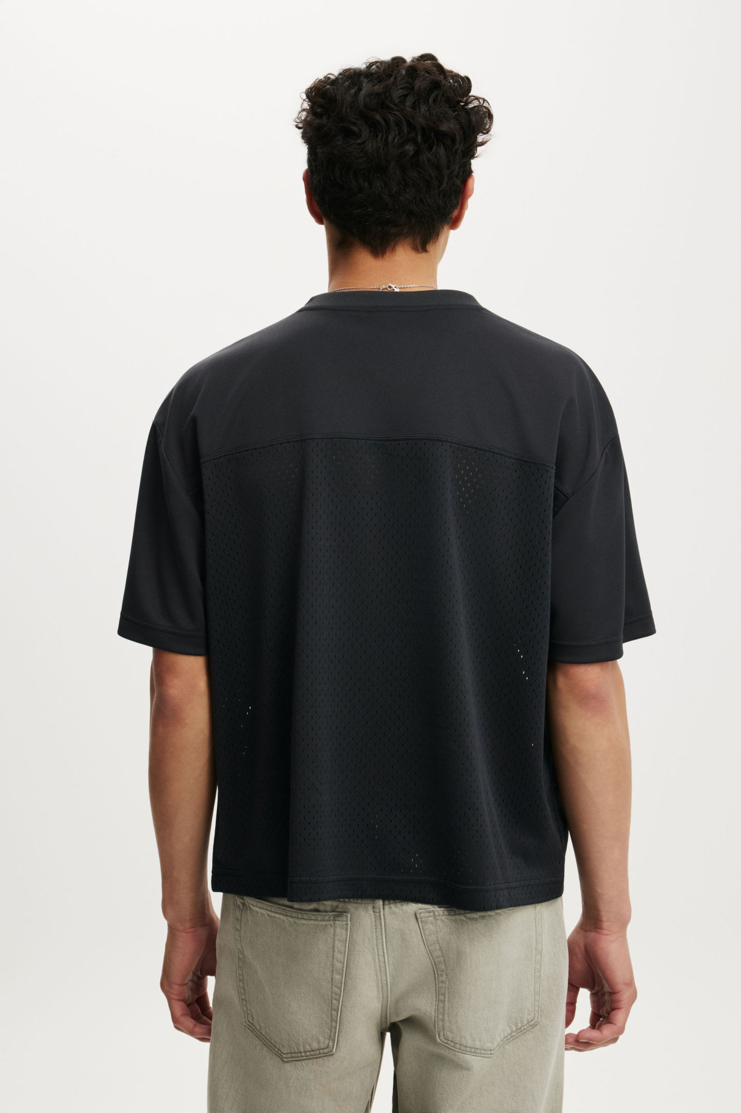 Football Jersey, WASHED BLACK / CANYON VALLEY - example image 3