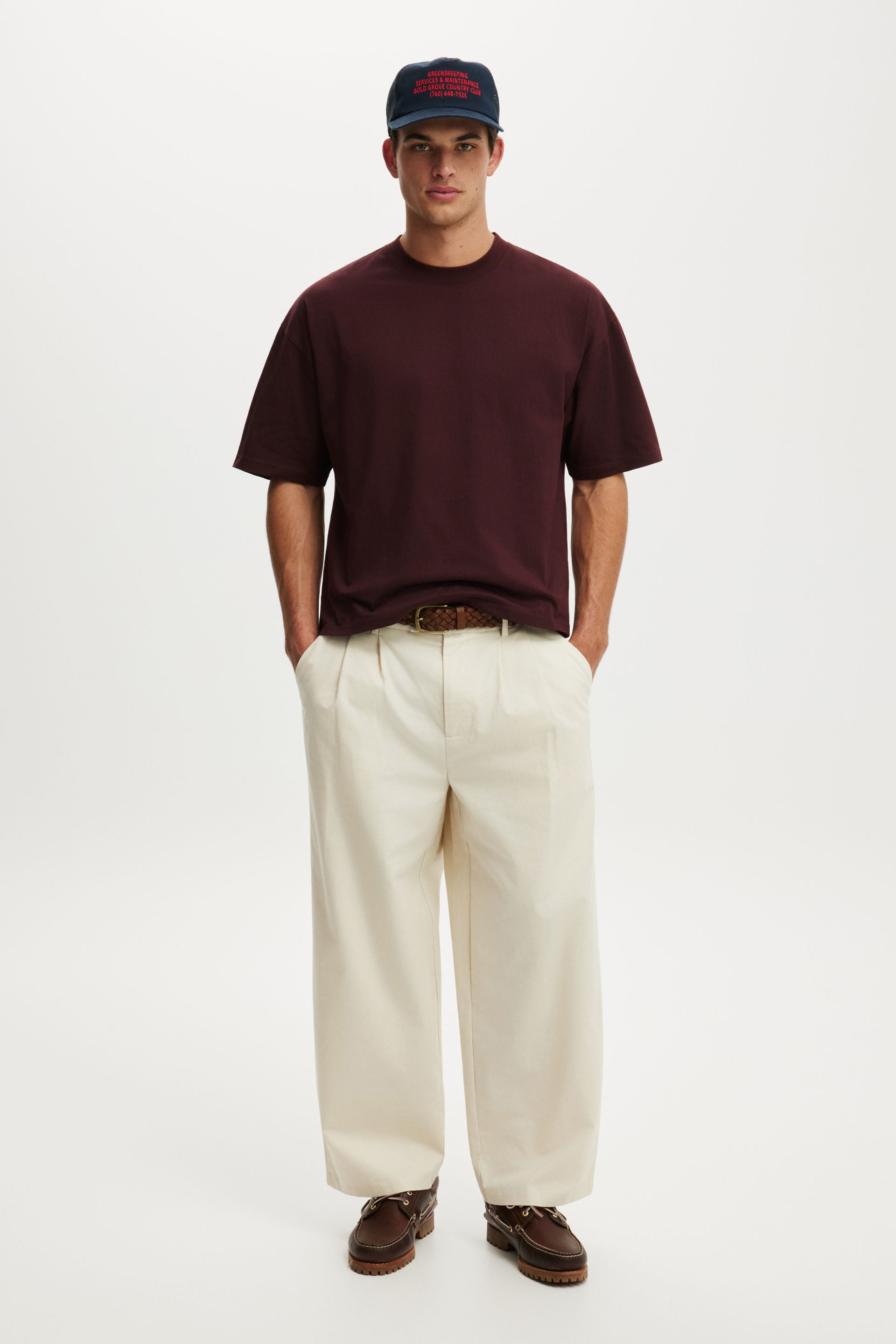 Cropped Fit T-Shirt, WINTER FIG - example image 2