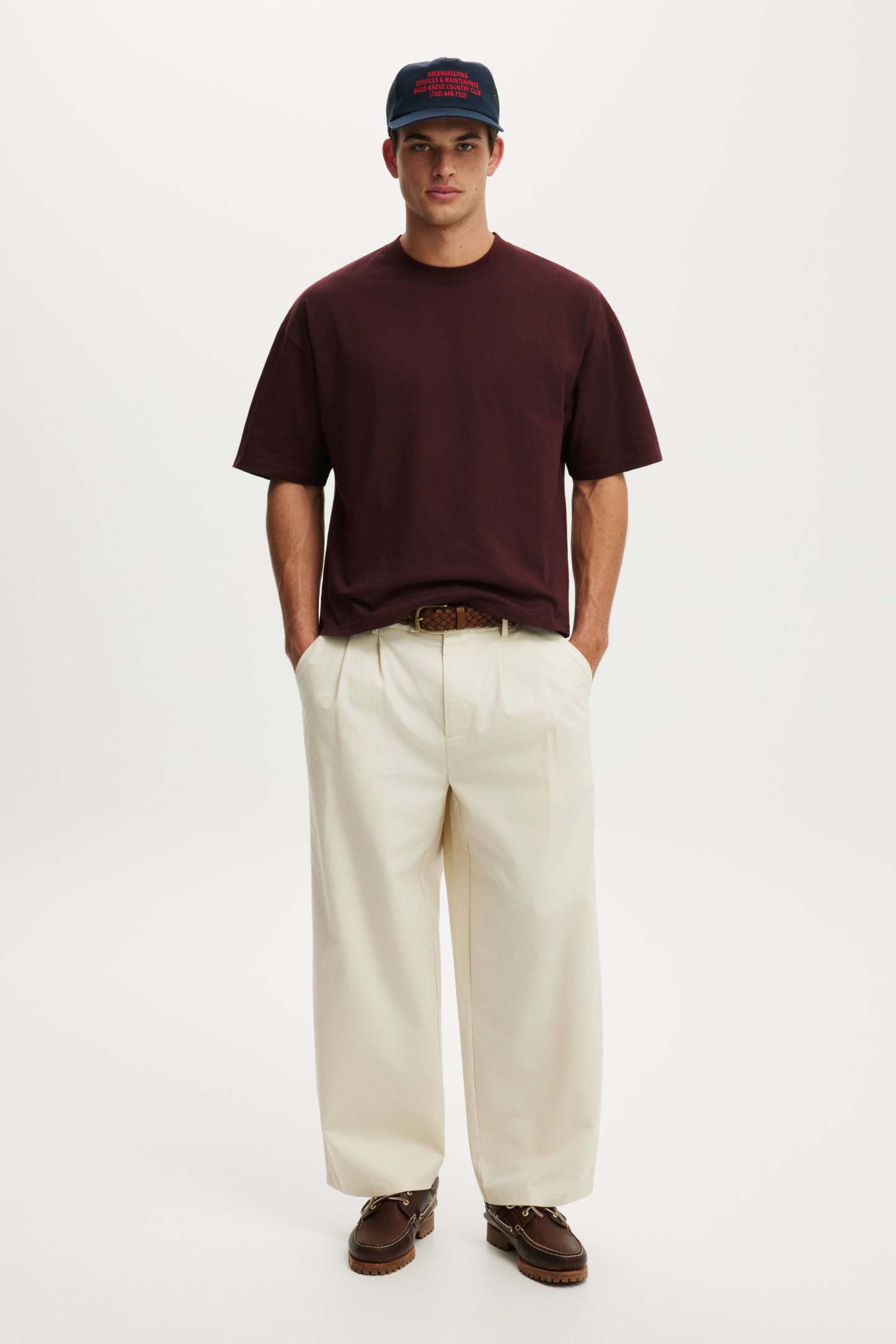 Cropped Fit T-Shirt, WINTER FIG - example image 2