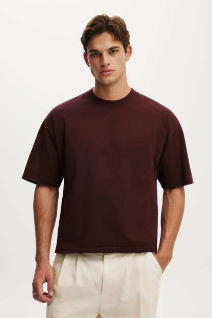Cropped Fit T-Shirt, WINTER FIG - example image 1