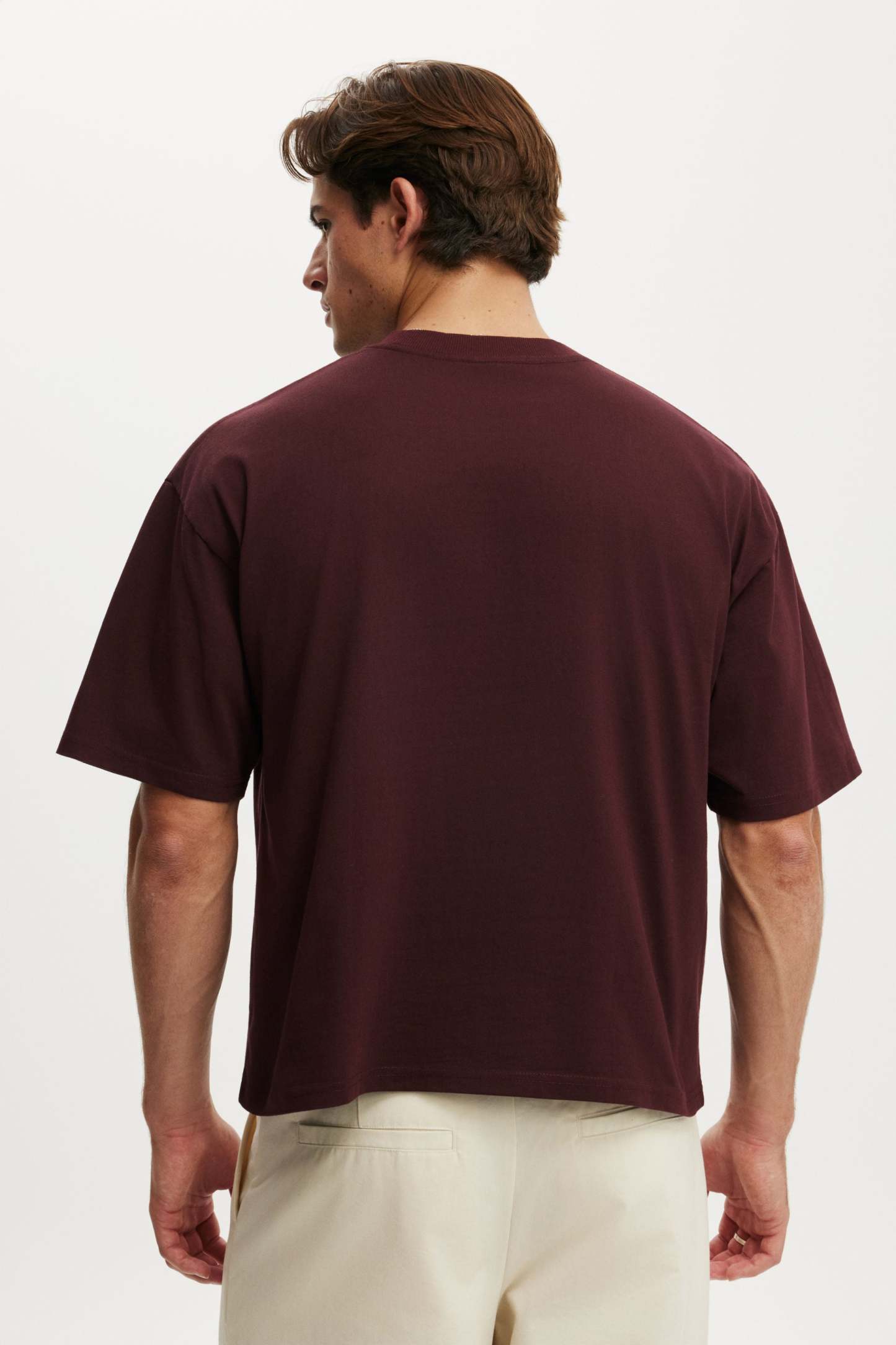 Cropped Fit T-Shirt, WINTER FIG - example image 3