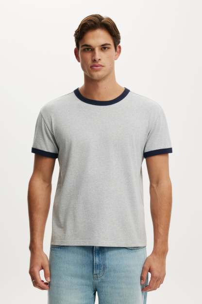 Cropped Fit T-Shirt, WHITE - example image 1