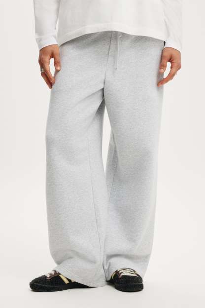Super Baggy Track Pant, GREY MARLE - example image 2