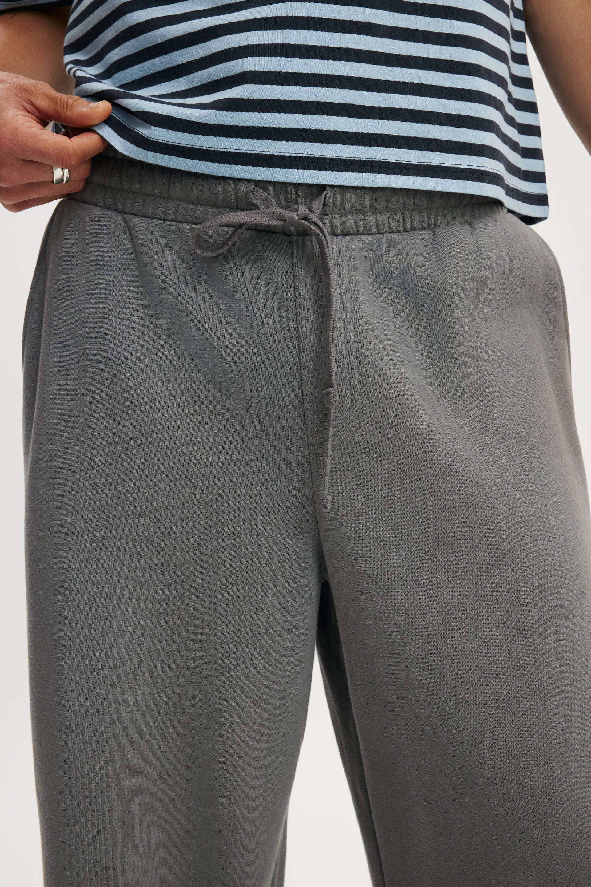 Super Baggy Track Pant, SLATE STONE - example image 3