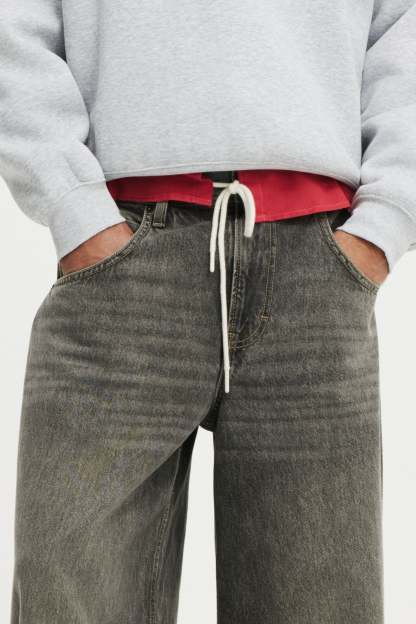 Y2k Super Baggy Jean, ARCHIVES GREY - example image 4