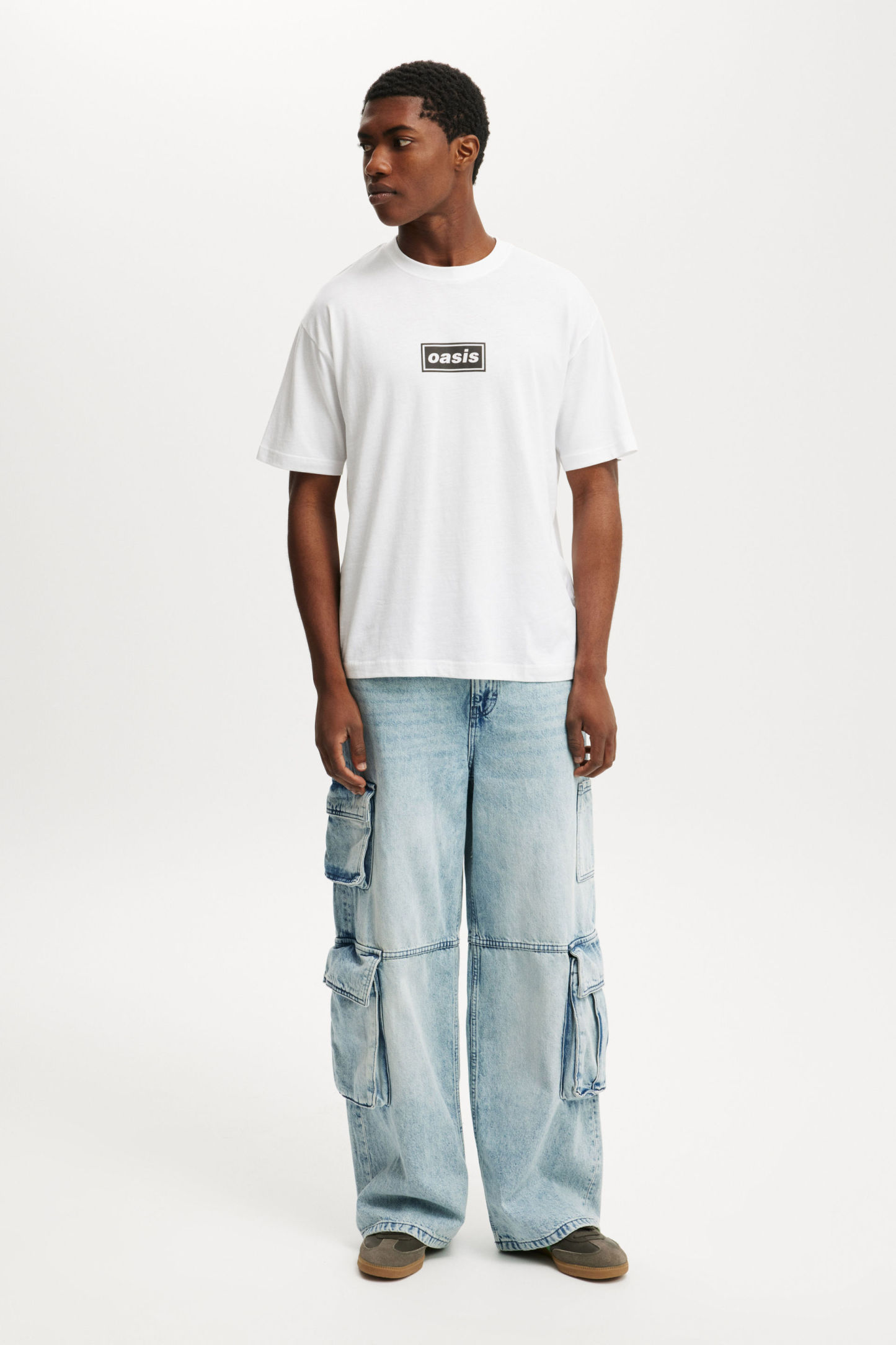 Loose Fit Oasis T-Shirt, LCN OAS WHITE / OASIS - SOUND SYSTEM - example image 2