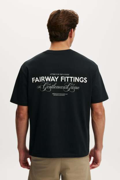 Everyday Fit Graphic T-Shirt, BLACK / FAIRWAY FITTINGS - example image 2