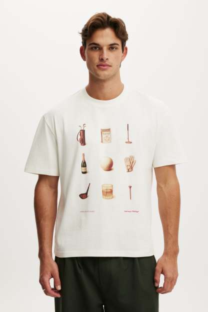 Everyday Fit Graphic T-Shirt, CHALK WHITE / FAIRWAY FITTINGS - example image 1
