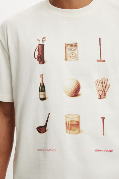 Everyday Fit Graphic T-Shirt, CHALK WHITE / FAIRWAY FITTINGS - example image 4