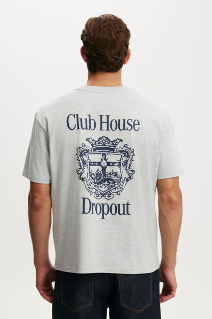Everyday Fit Graphic T-Shirt, GREY MARLE / CLUB HOUSE DROPOUT - example image 2