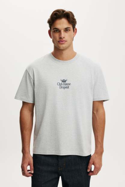 Everyday Fit Graphic T-Shirt, GREY MARLE / CLUB HOUSE DROPOUT - example image 1