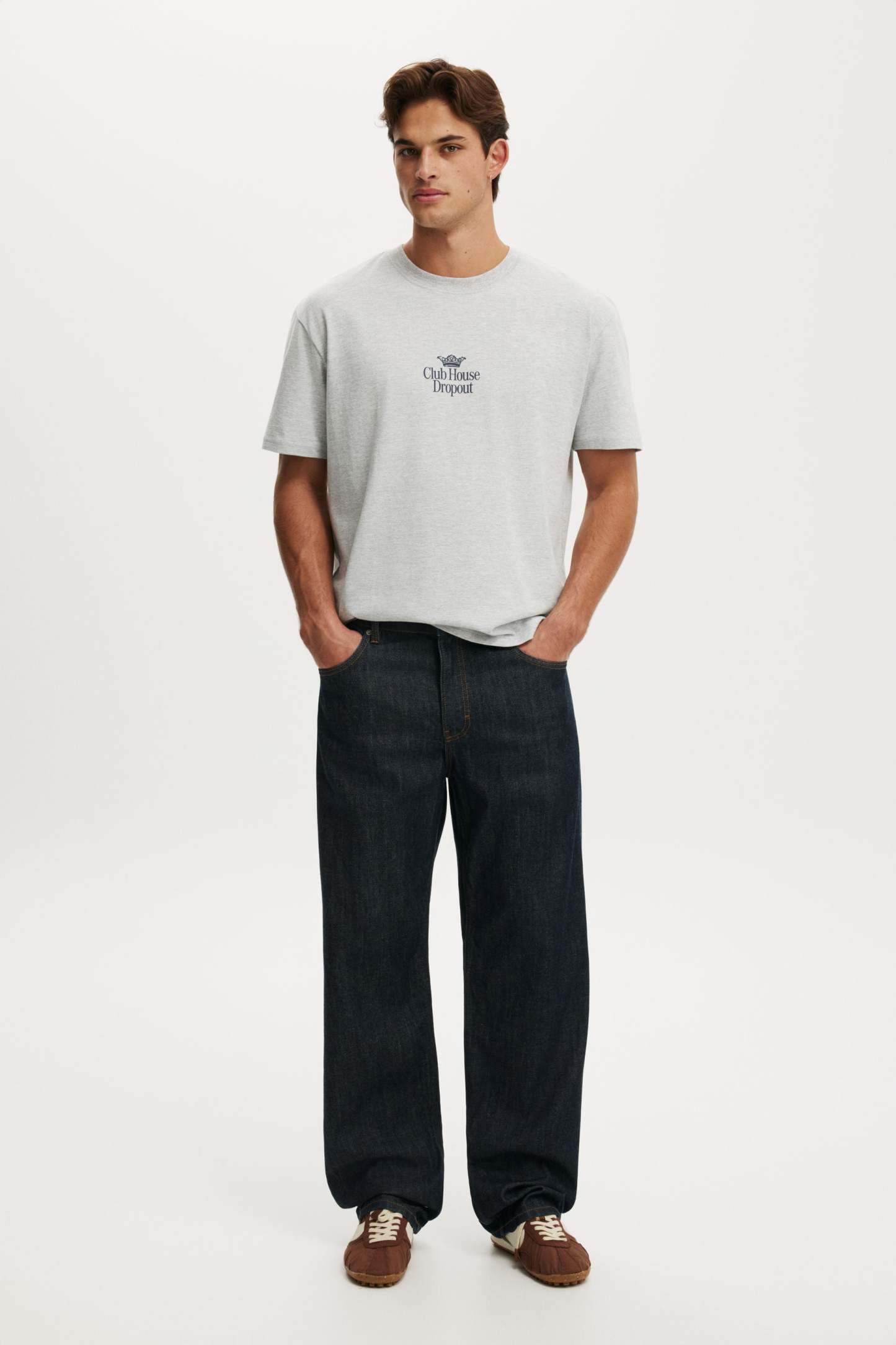 Everyday Fit Graphic T-Shirt, GREY MARLE / CLUB HOUSE DROPOUT - example image 3