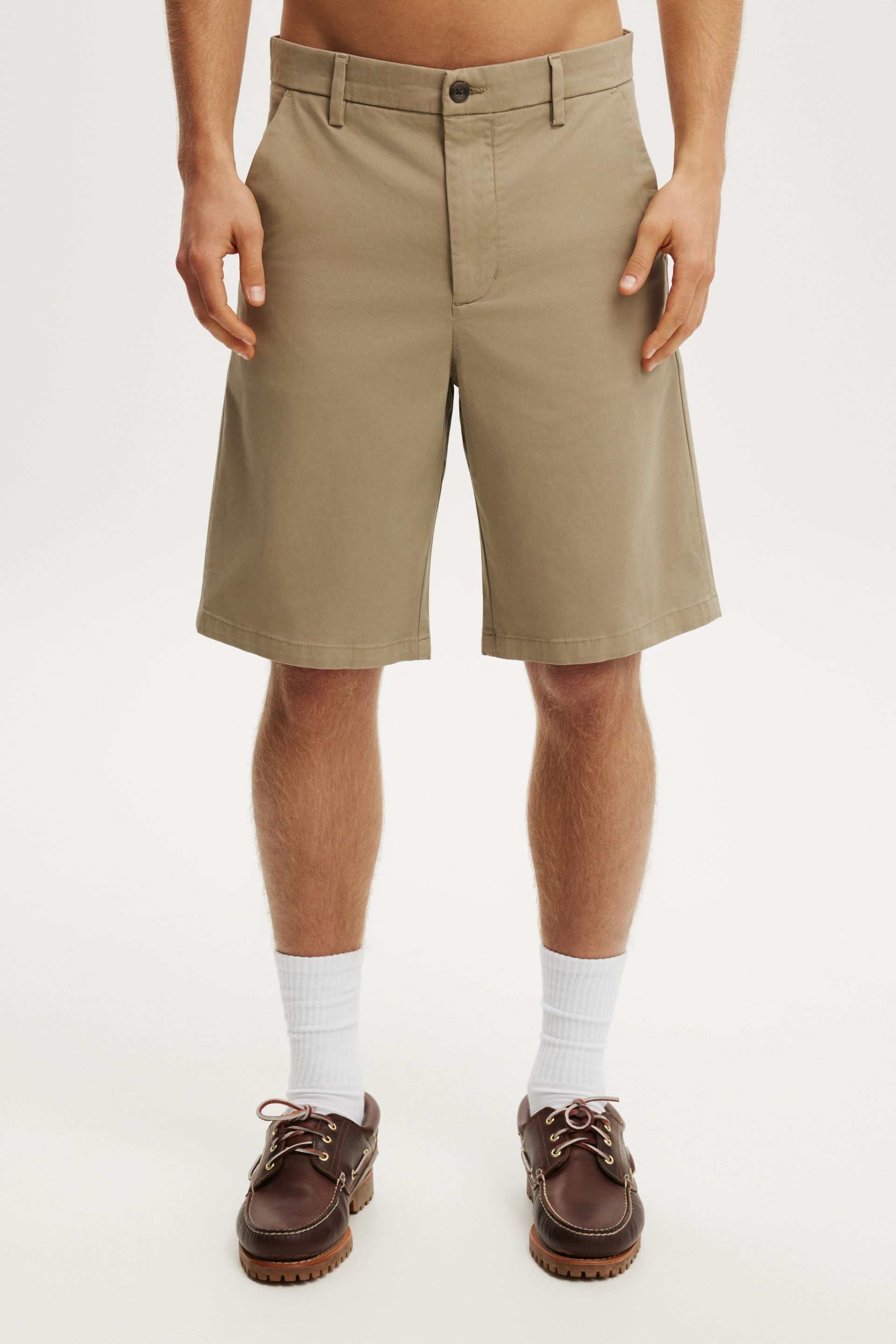 Baggy Chino Short, CAMEL - example image 2