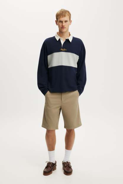 Baggy Chino Short, CAMEL - example image 1