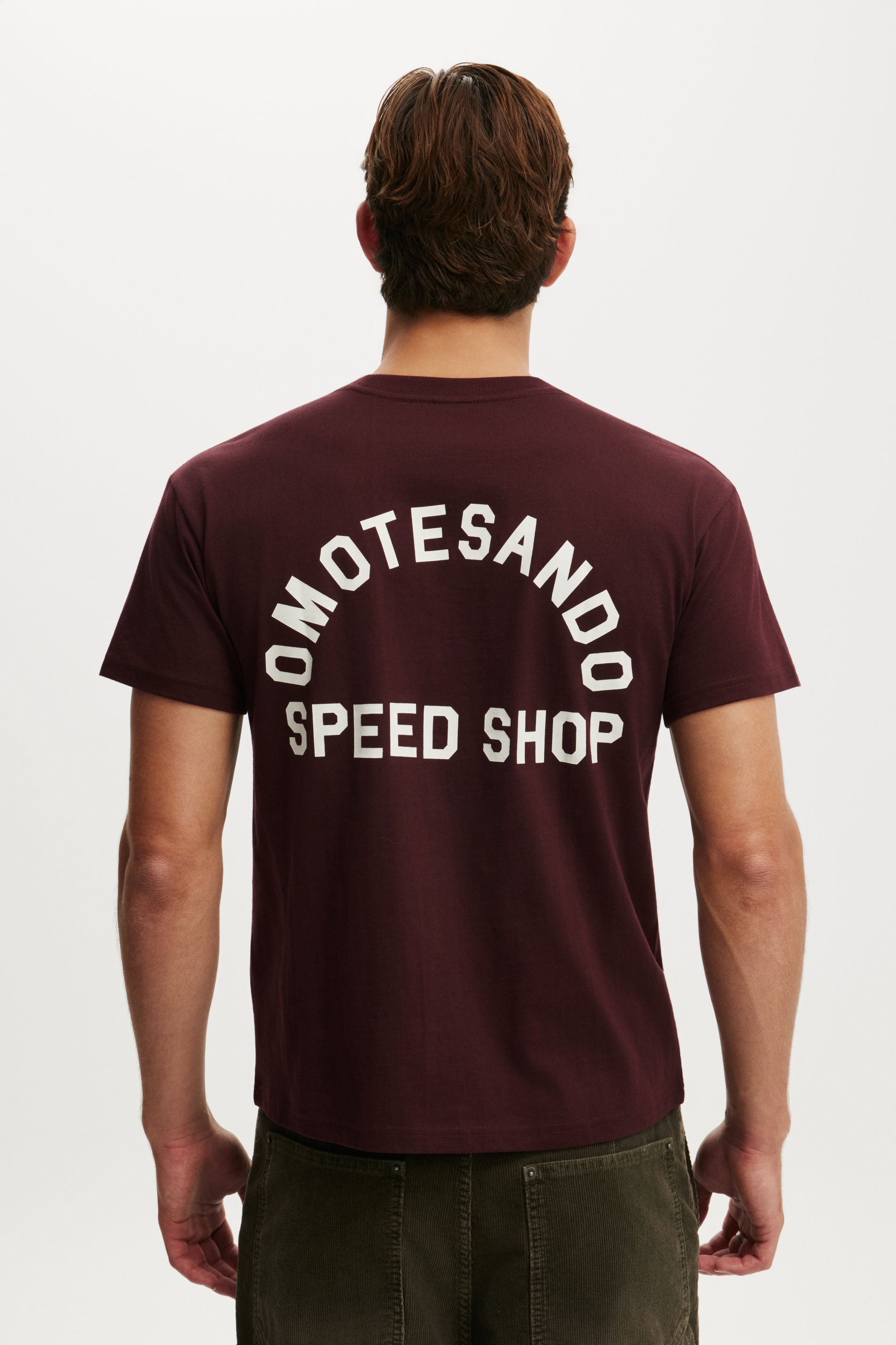 Fitted Graphic T-Shirt, WINTER FIG / OMOTESANDO - example image 2