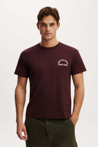 Fitted Graphic T-Shirt, WINTER FIG / OMOTESANDO - example image 1