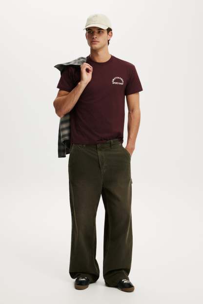 Fitted Graphic T-Shirt, WINTER FIG / OMOTESANDO - example image 3