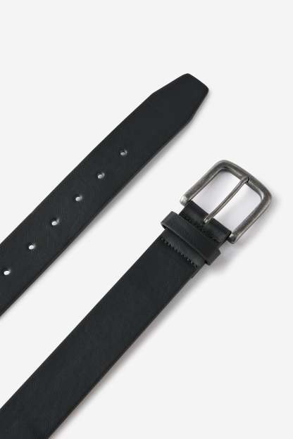 Buckle Belt, BLACK/BURNISHED SILVER - example image 2