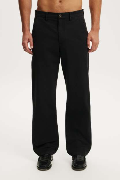 Baggy Chino Pant, BLACK - example image 2