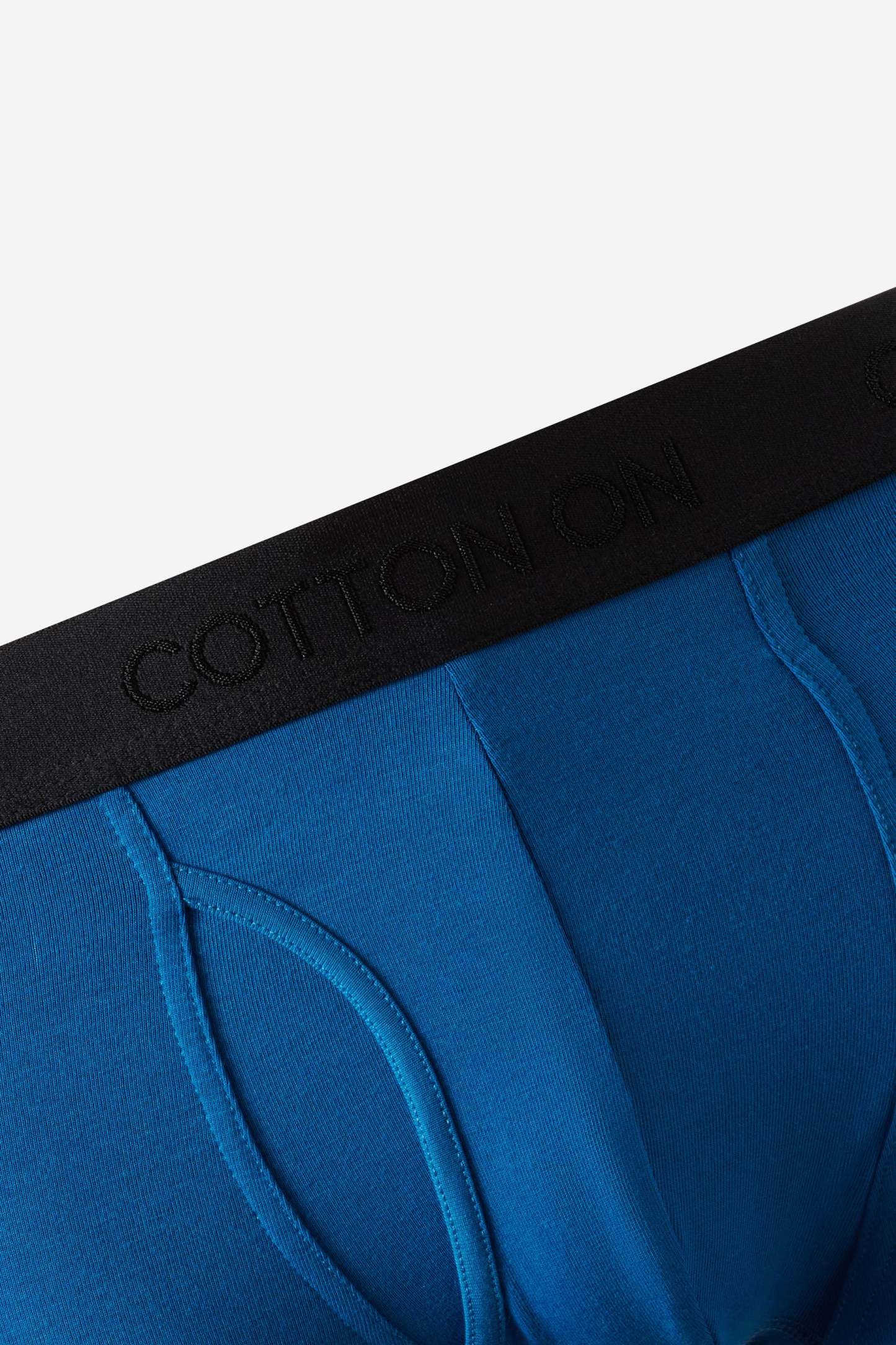 Mens Organic Cotton Boxer Brief, RAVE BLUE - example image 2