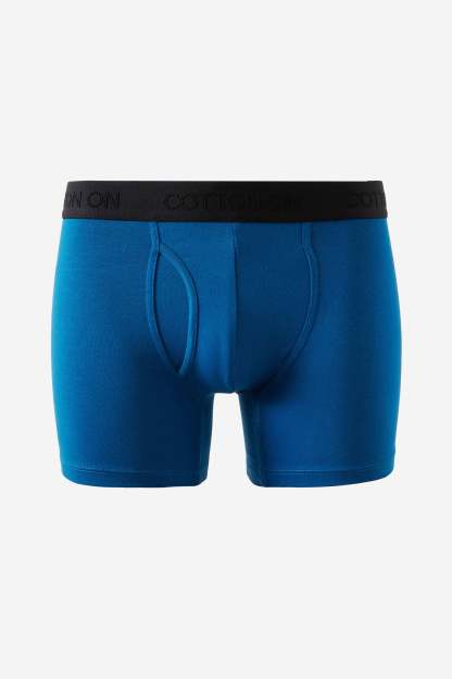 Mens Organic Cotton Boxer Brief, RAVE BLUE - example image 1