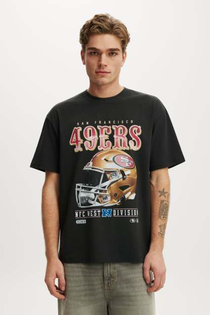 Everyday Fit Exclusive Nfl T-Shirt, LCN NFL BLACK - 49ERS - HELMET - example image 2