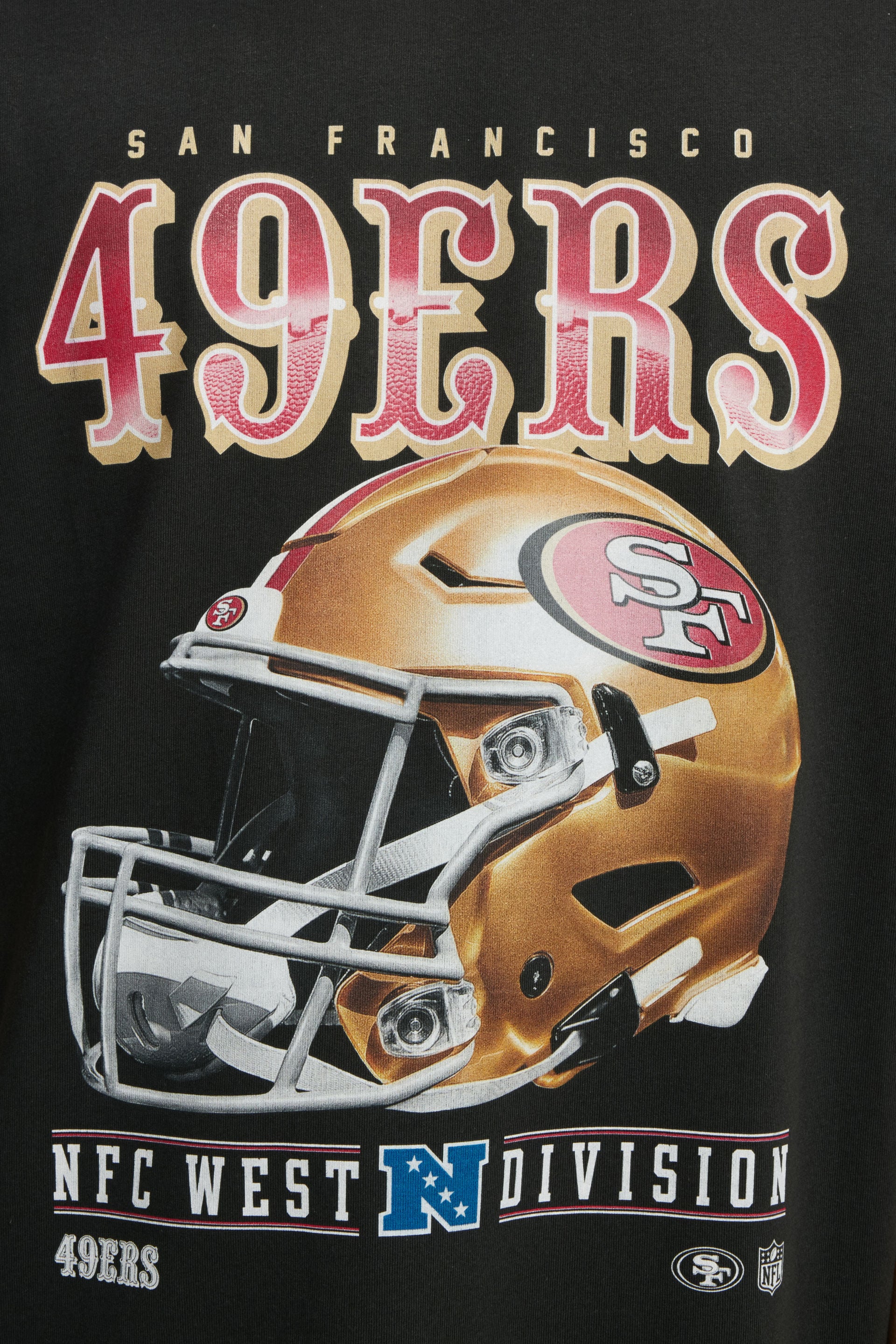 Everyday Fit Exclusive Nfl T-Shirt, LCN NFL BLACK - 49ERS - HELMET - example image 4