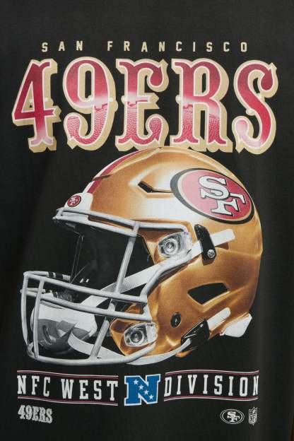 Everyday Fit Exclusive Nfl T-Shirt, LCN NFL BLACK - 49ERS - HELMET - example image 4