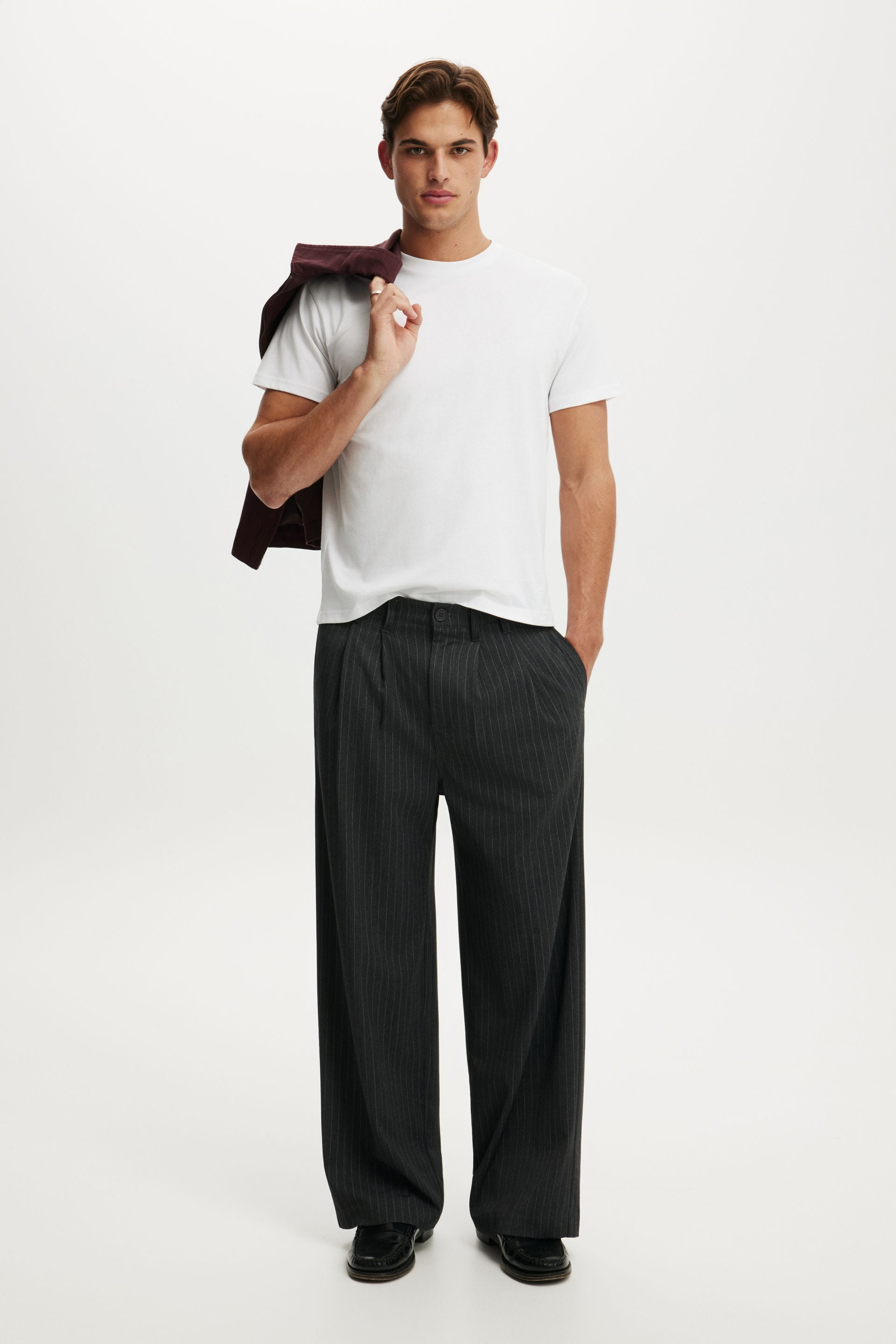 Fitted T-Shirt, WHITE - example image 2