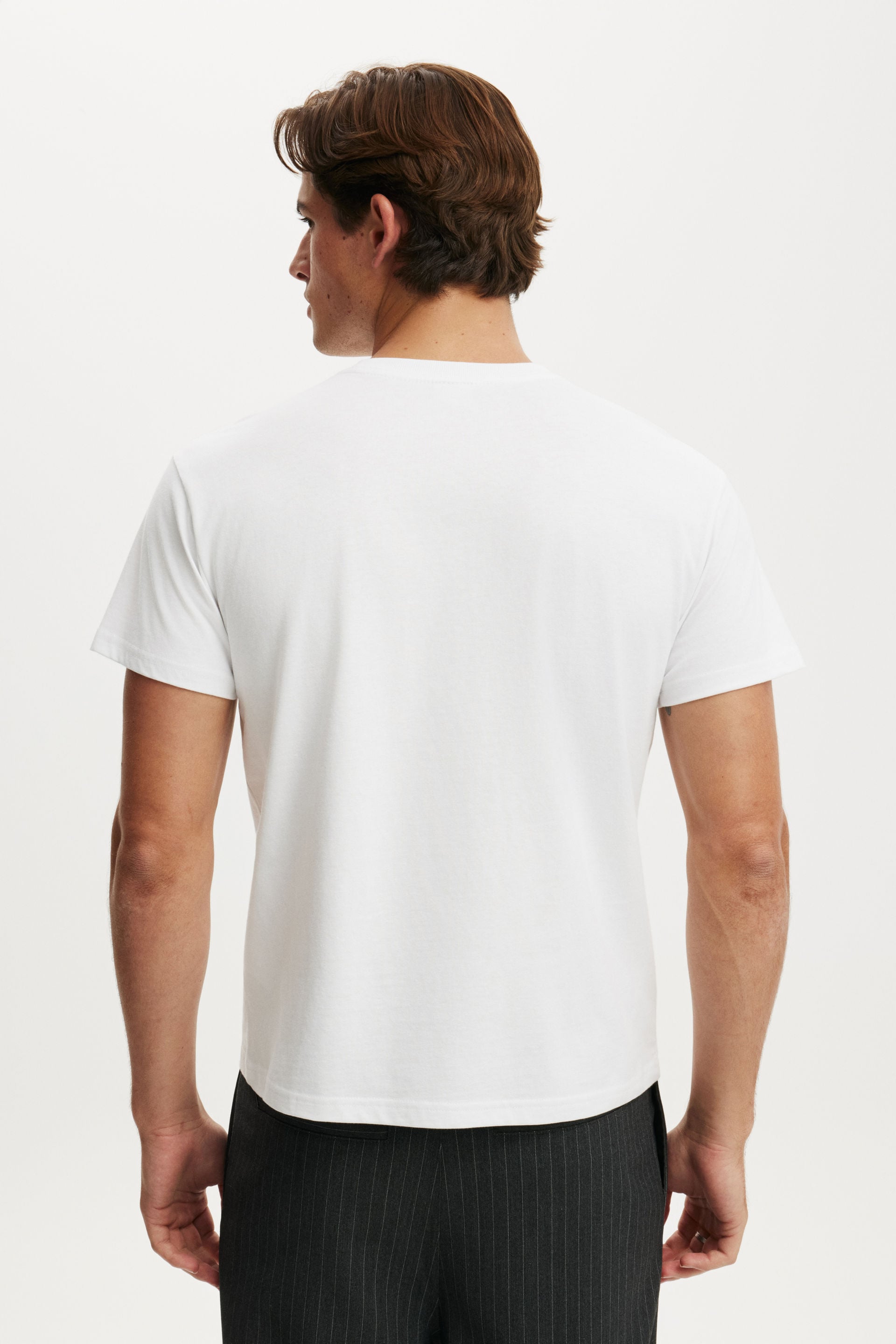 Fitted T-Shirt, WHITE - example image 3