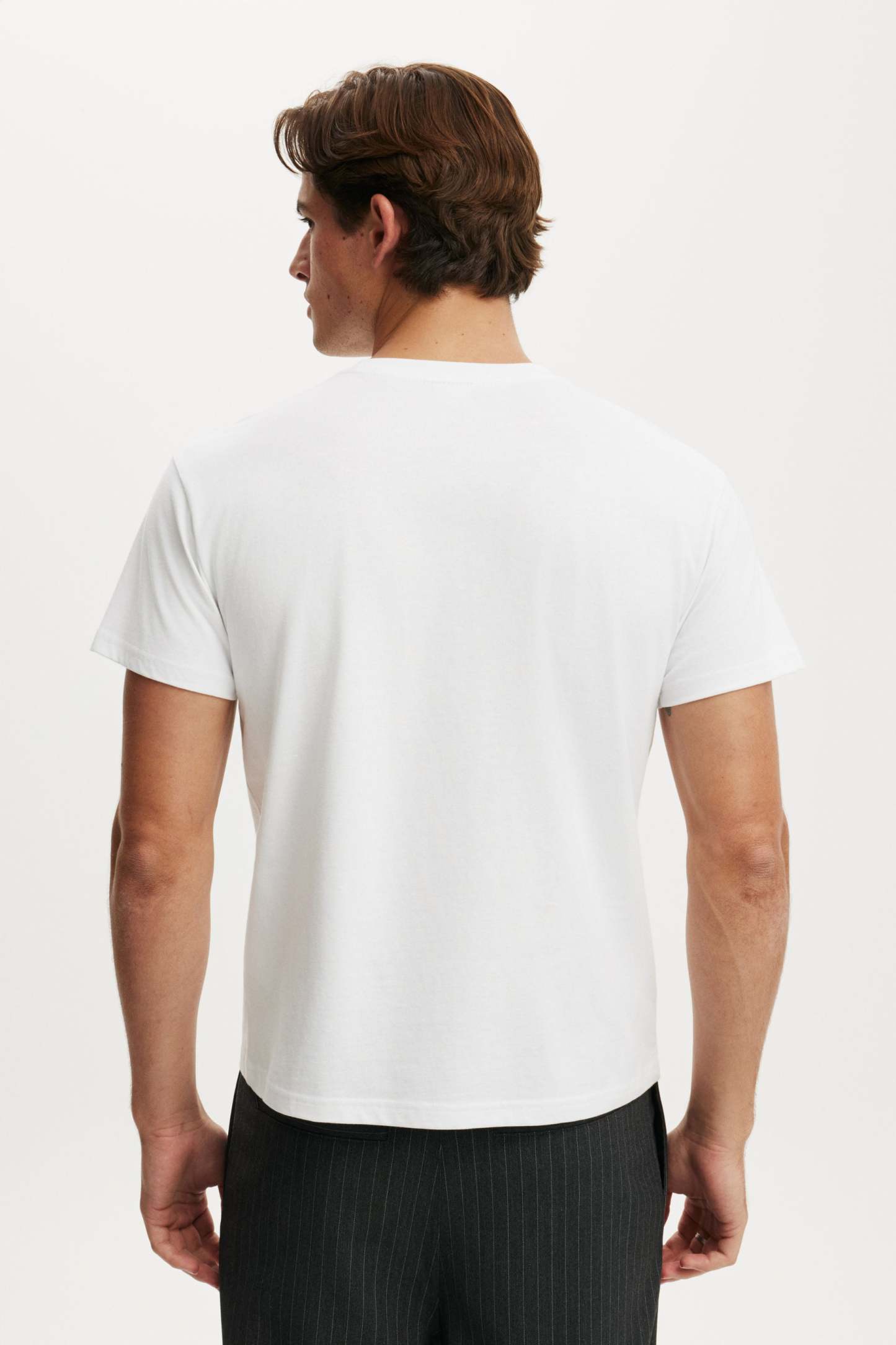 Fitted T-Shirt, WHITE - example image 3