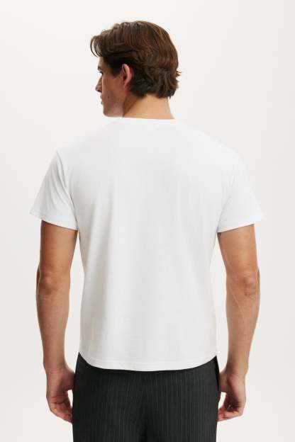 Fitted T-Shirt, WHITE - example image 3
