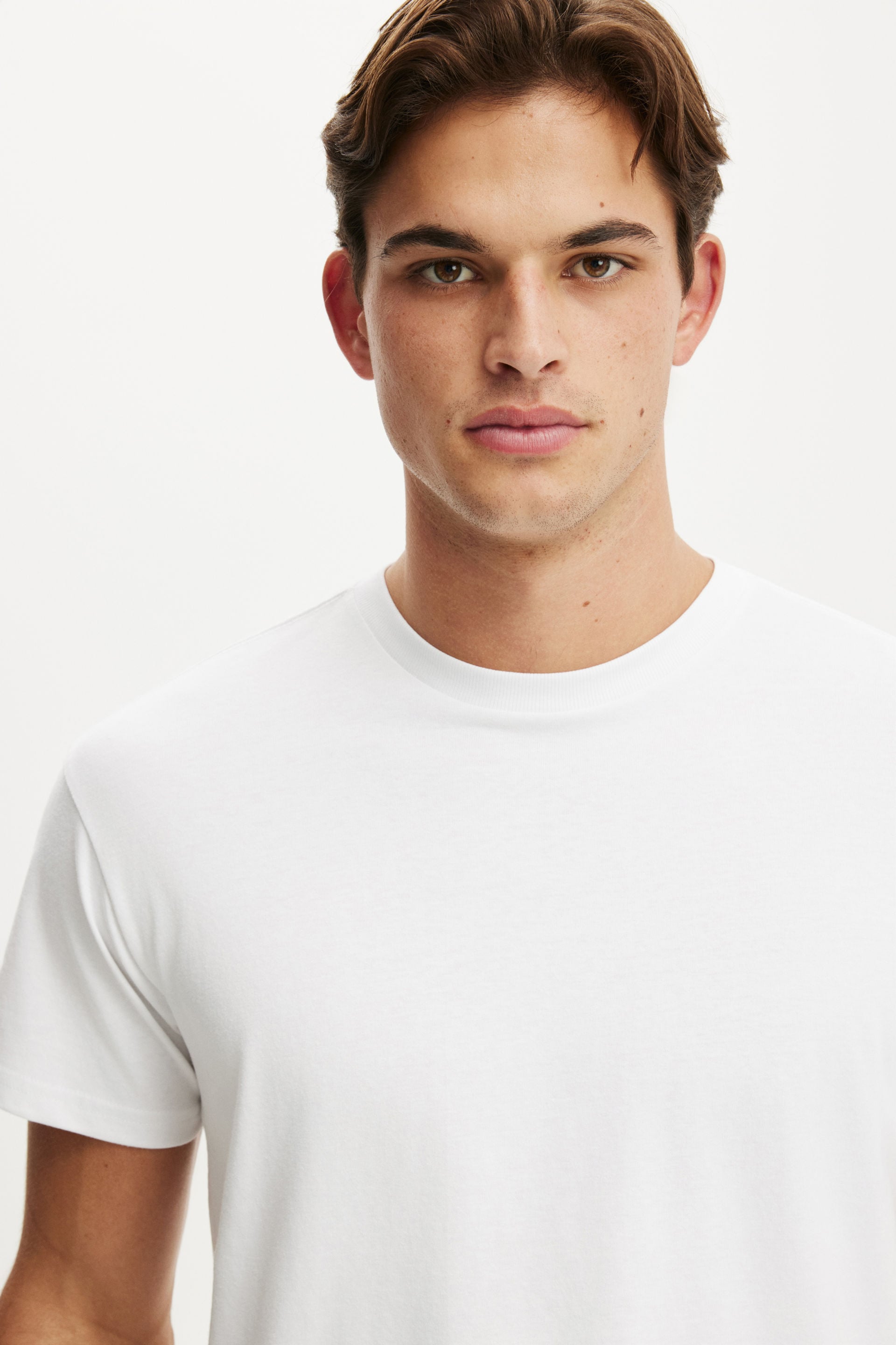 Fitted T-Shirt, WHITE - example image 4