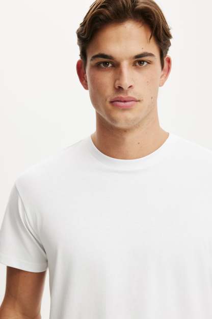 Fitted T-Shirt, WHITE - example image 4