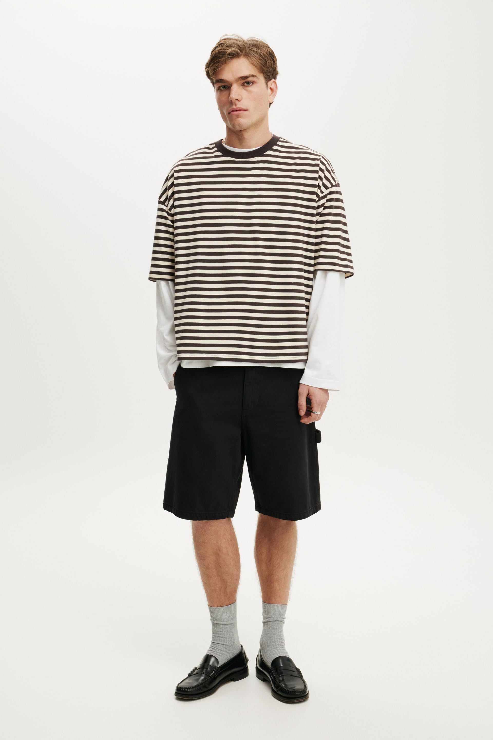 Regular Fit Long Sleeve, WHITE - example image 2